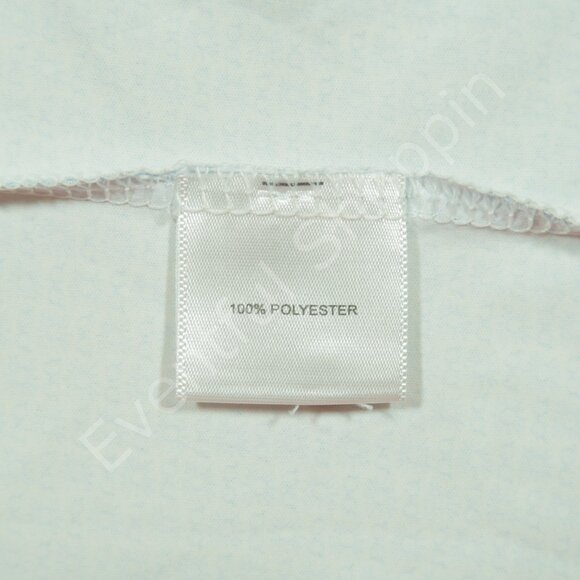 Peter Millar Reynolds Lake Oconee Polo Shirt Mens L White Blue Featherweight Sun - Picture 6 of 7